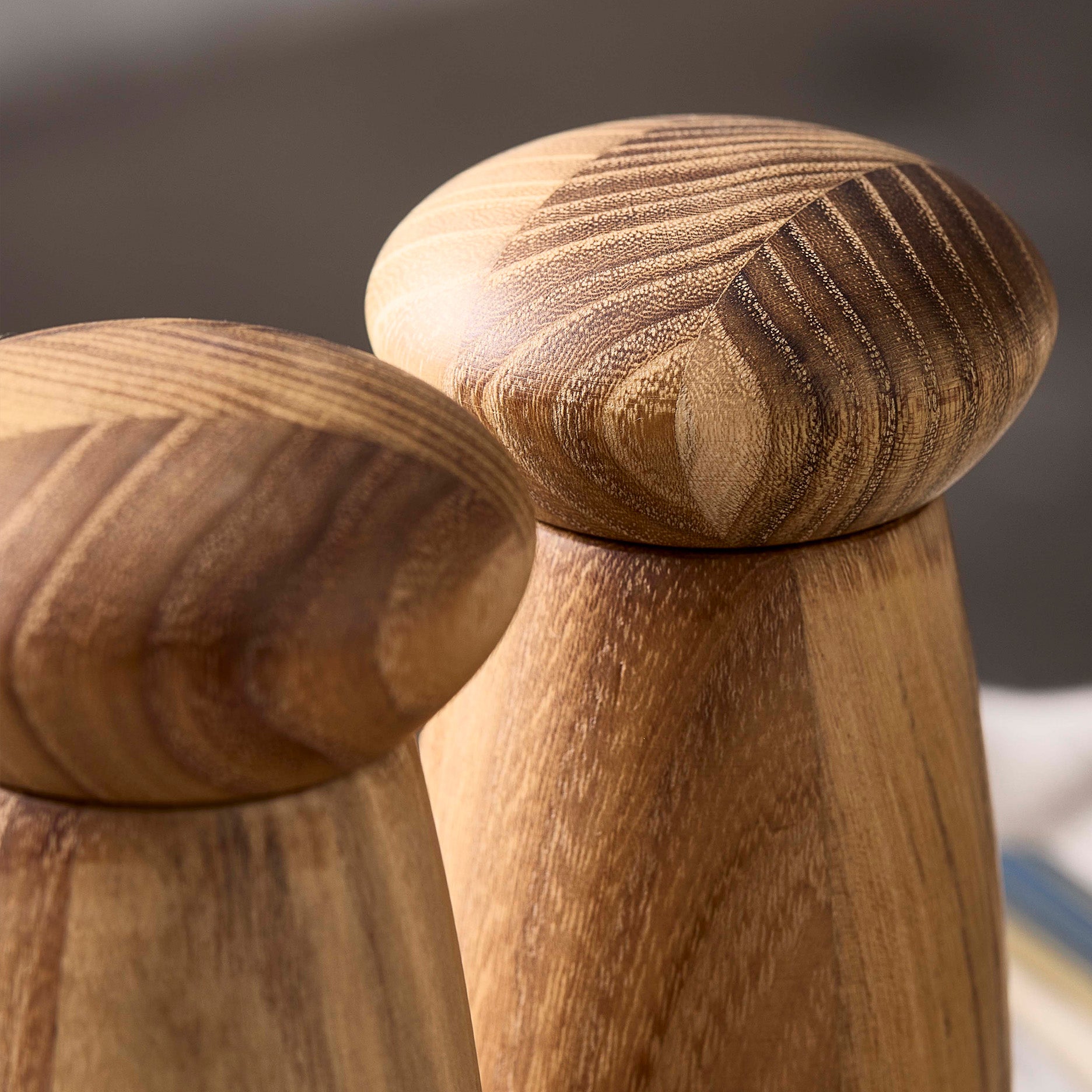 RAW kværnsæt m/bakke H13,4 cm teak